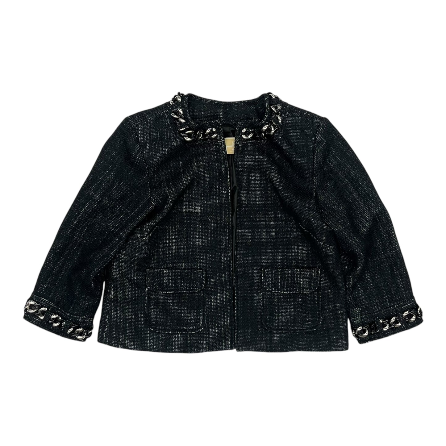 Jacket Designer By Michael Kors In Black, Size:6