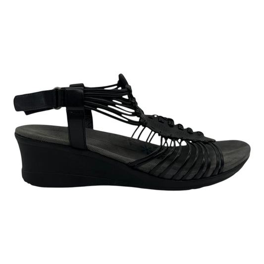 Sandals Flats By Bare Traps In Black, Size:8.5