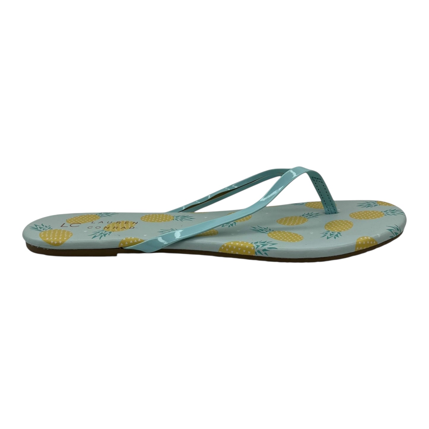 Sandals Flip Flops By Lc Lauren Conrad In Blue, Size:8