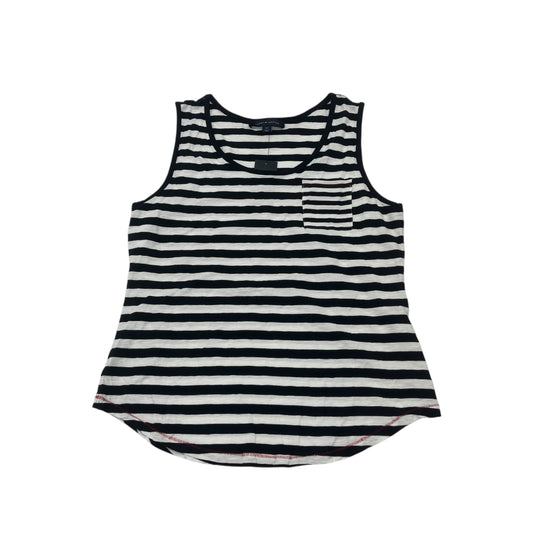 Top Sleeveless By Tommy Hilfiger In Blue & White, Size:S