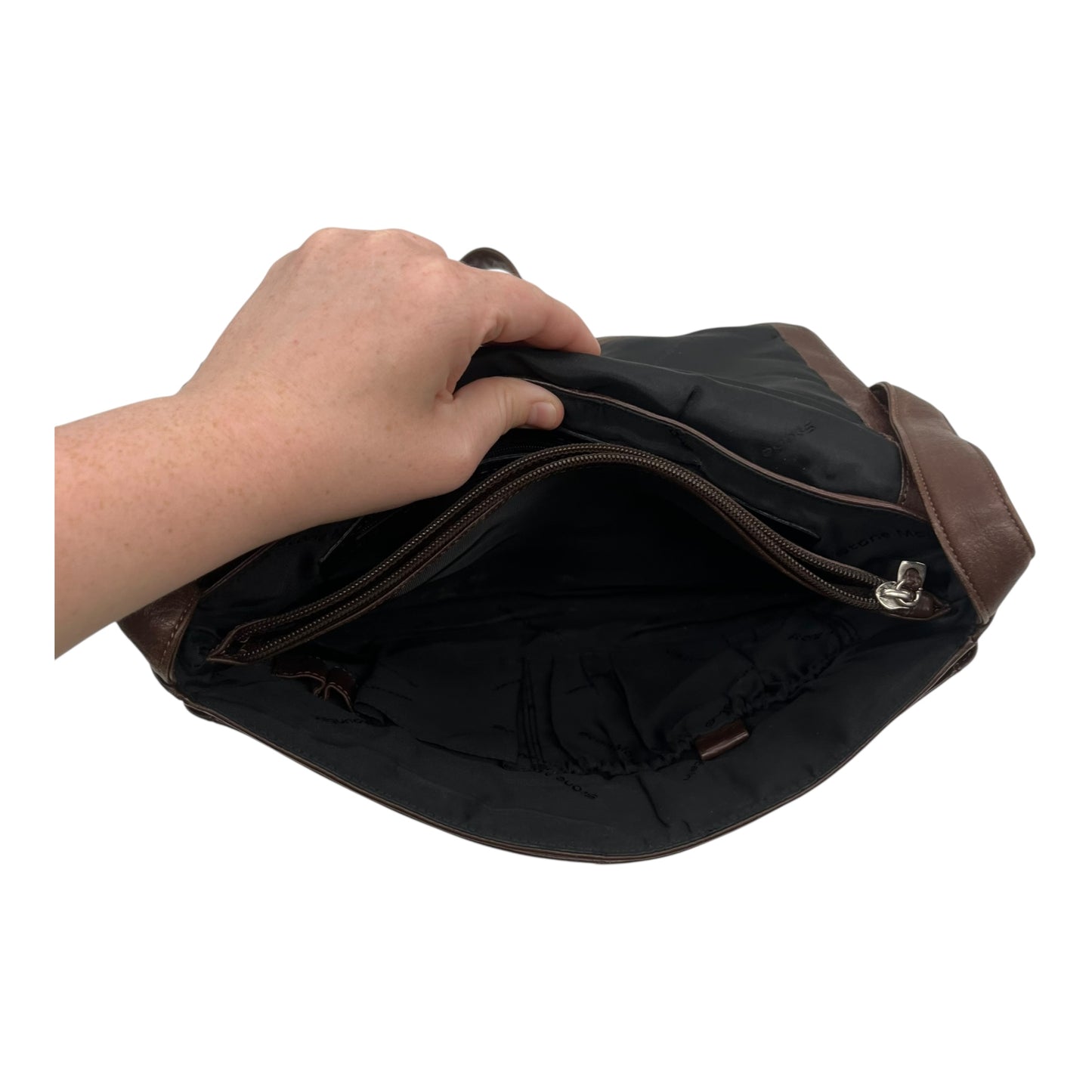 Crossbody By Stone Mountain In Brown, Size:Medium