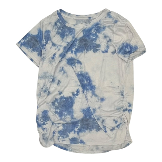 Mat Top Ss By A Glow In Blue & White, Size:Xl