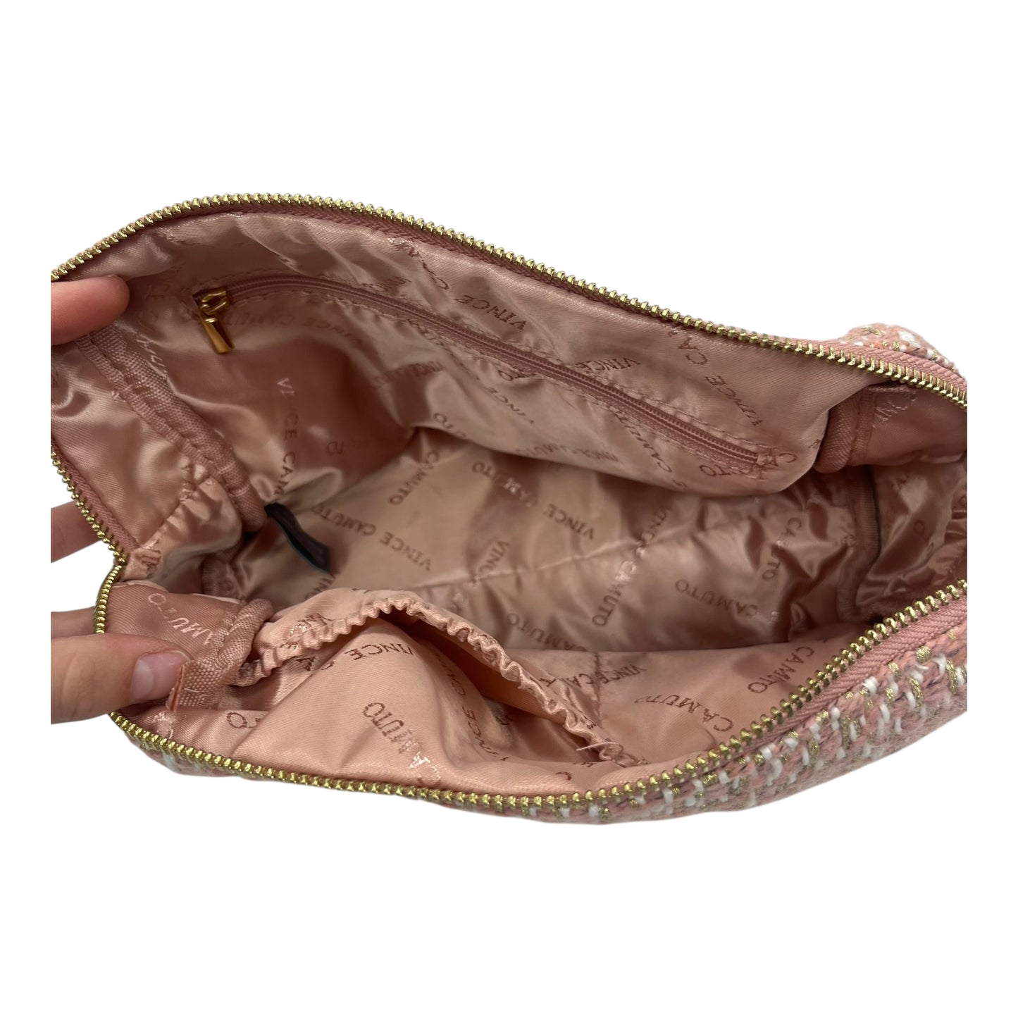 Makeup Bag By Vince Camuto In Pink, Size:Medium