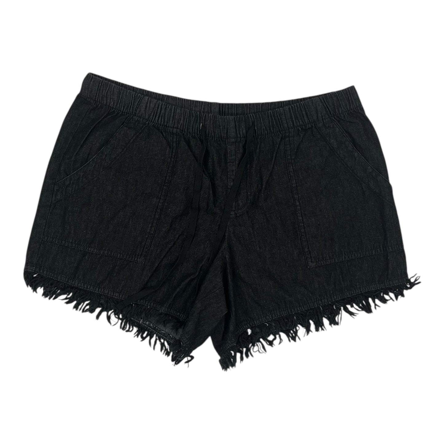 Shorts By Cme In Black Denim, Size:2X