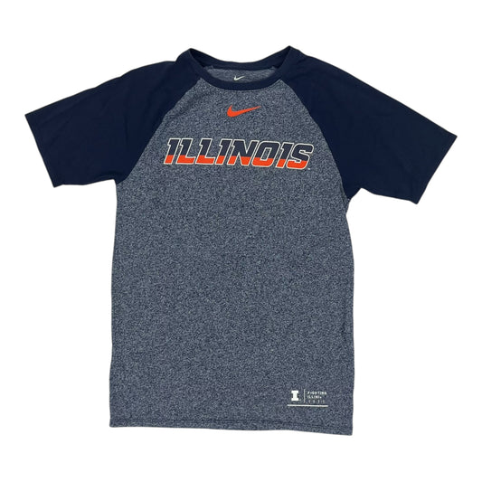 Athletic Top Ss By Nike Apparel In Blue, Size:S