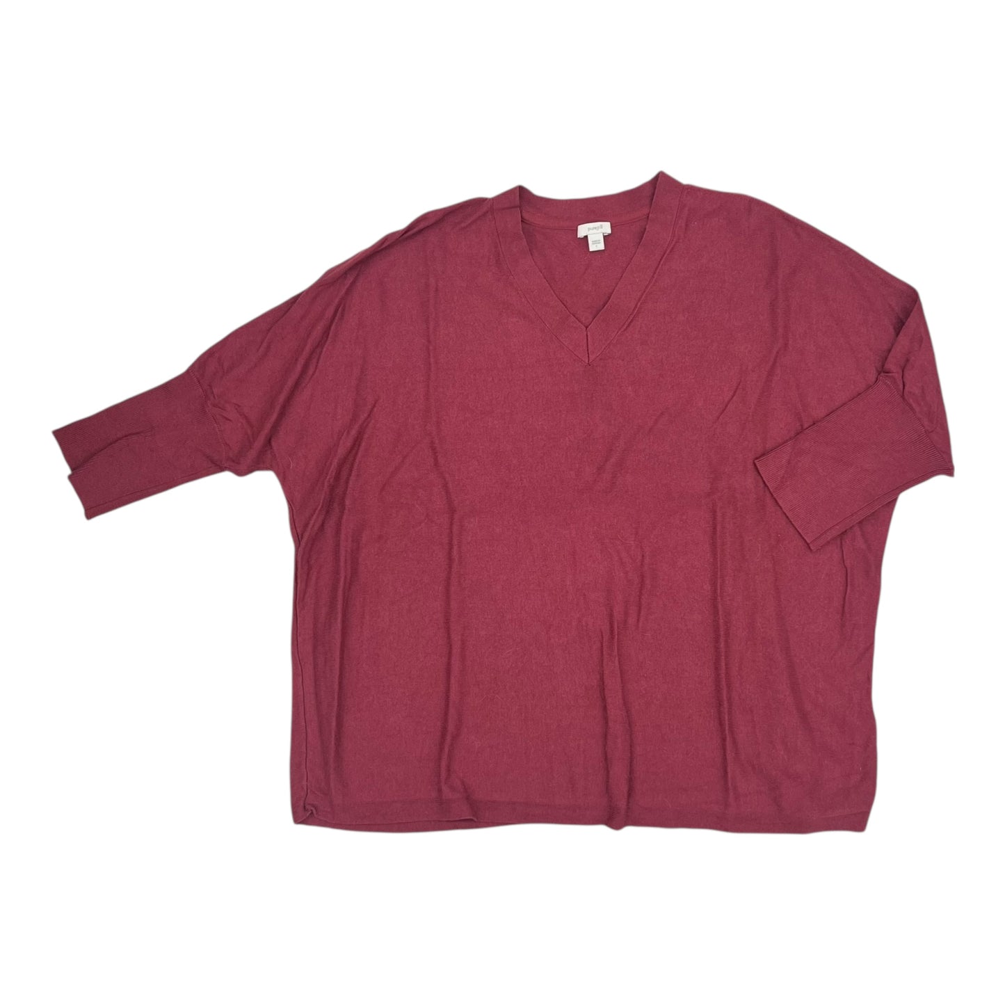 Sweater By Pure Jill In Red, Size:L