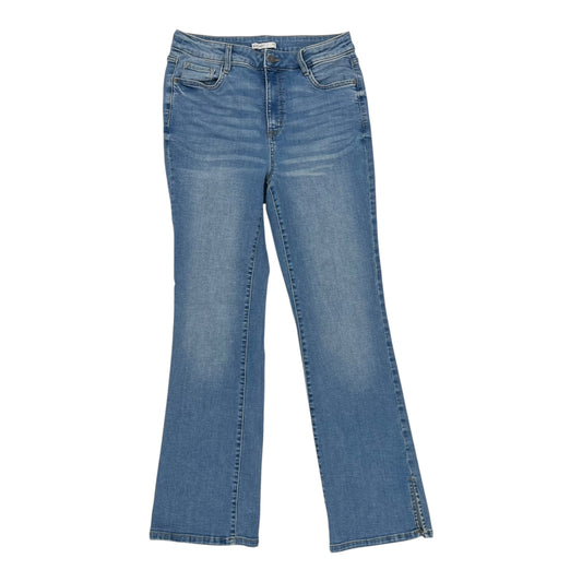 Jeans Boot Cut By Nine West Apparel In Blue Denim, Size:12