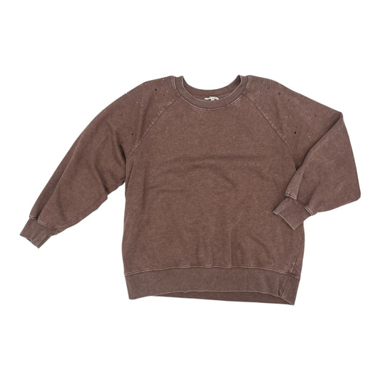 Sweatshirt Crewneck By Maurices In Brown, Size:Xxl