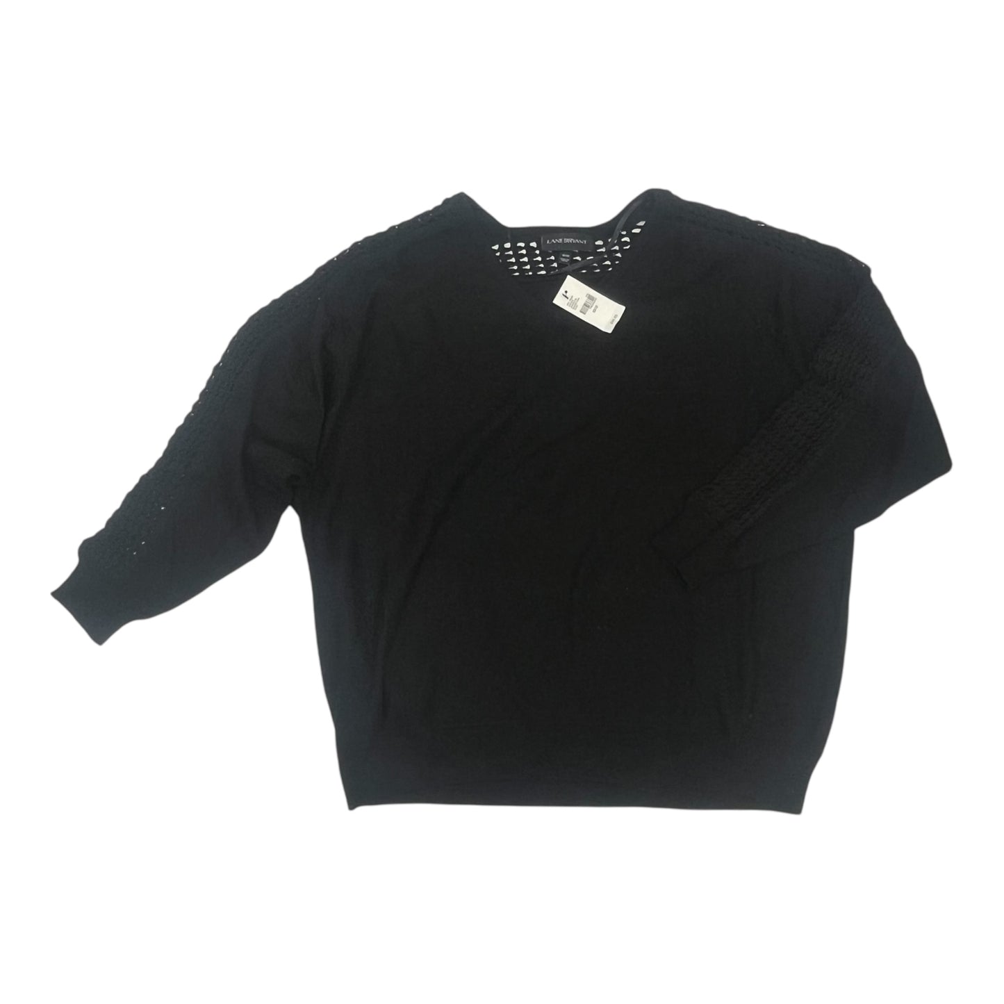 Sweater By Lane Bryant In Black, Size:1X