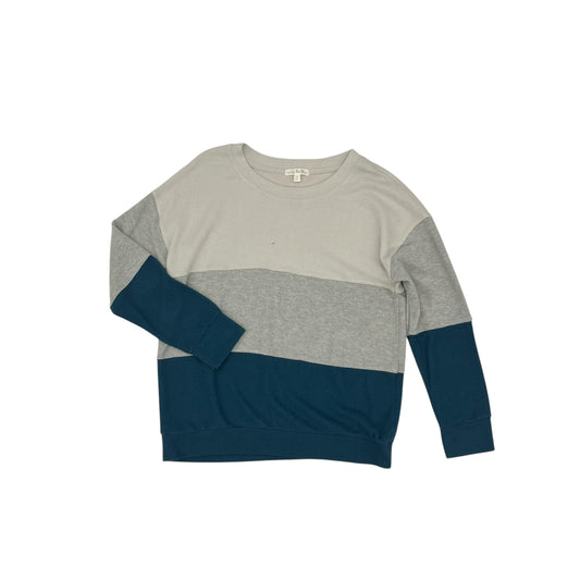Top Ls By Nine Britton In Blue & Grey, Size:M