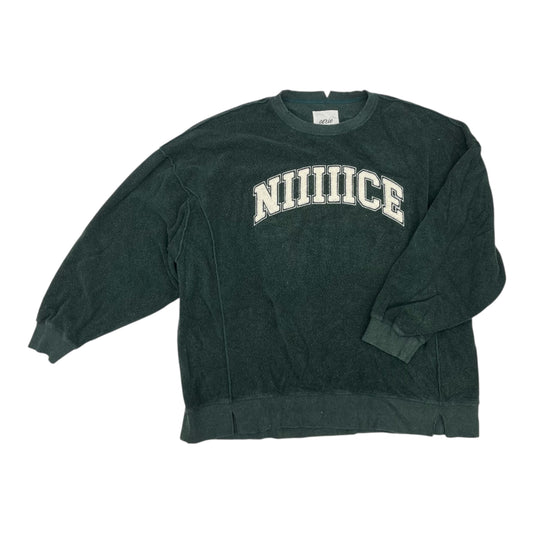 Sweatshirt Crewneck By Aerie In Green, Size:Xl