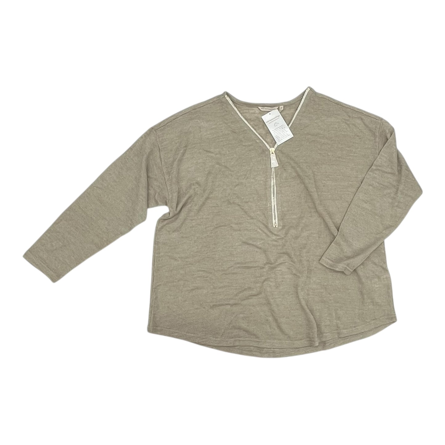 Top Ls By Soft Surroundings In Tan, Size:3X