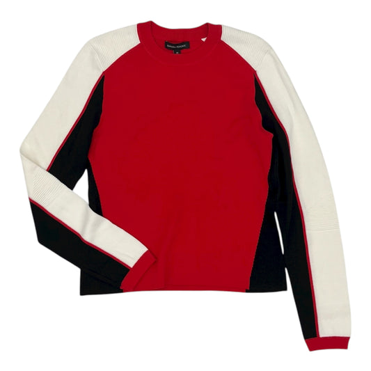 Sweater By Banana Republic In Black & Red, Size:M