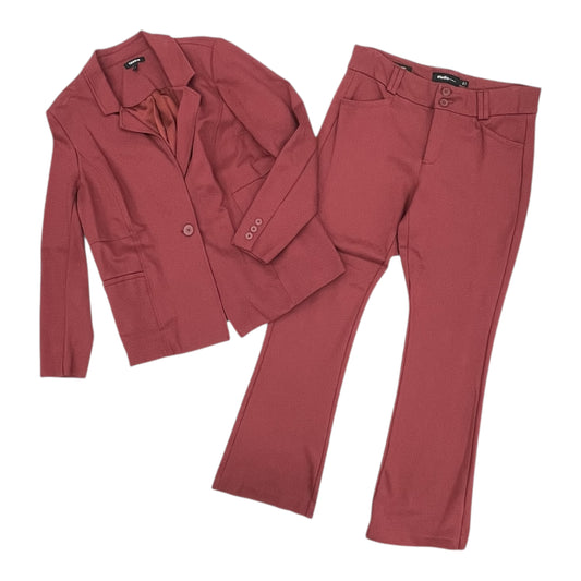 Pants Set 2Pc By Studio In Red, Size:Xl