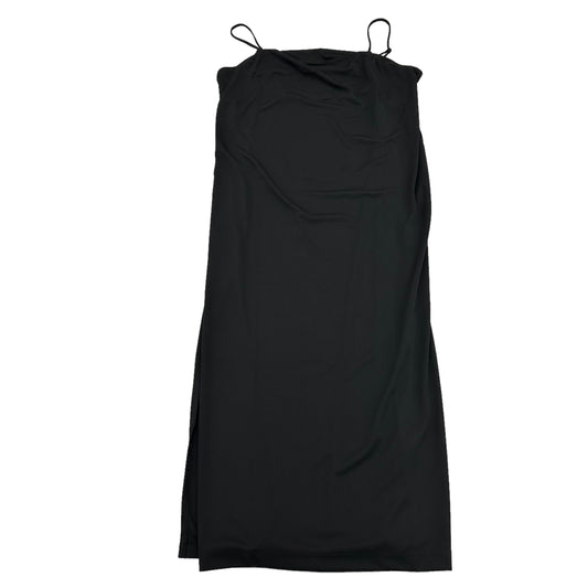 BLACK H&M DRESS CASUAL MIDI, Size L