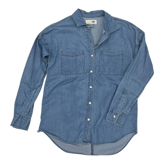 Top Ls By Old Gringo In Blue Denim, Size:Xs