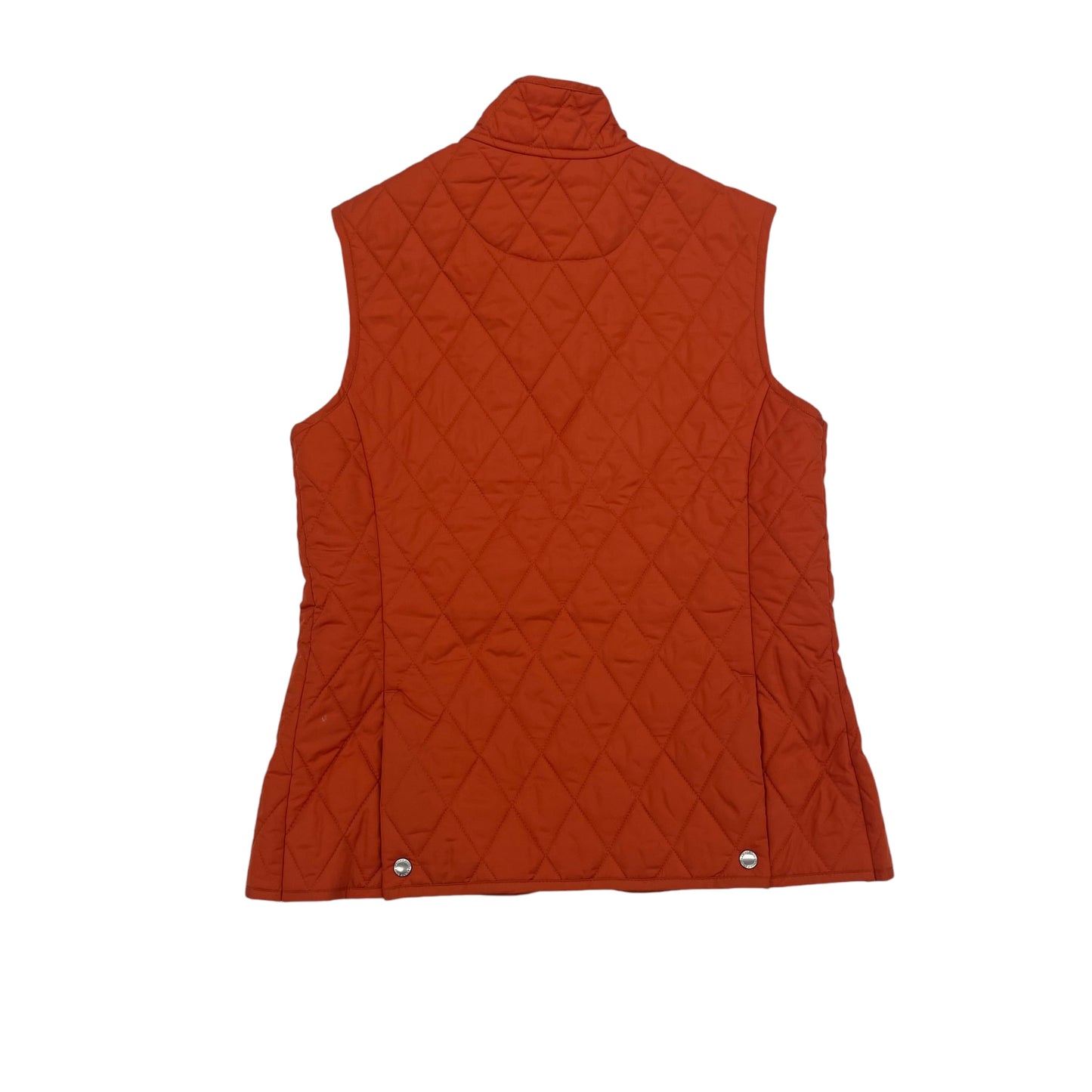 Vest Puffer & Quilted By Lands End In Orange, Size:S