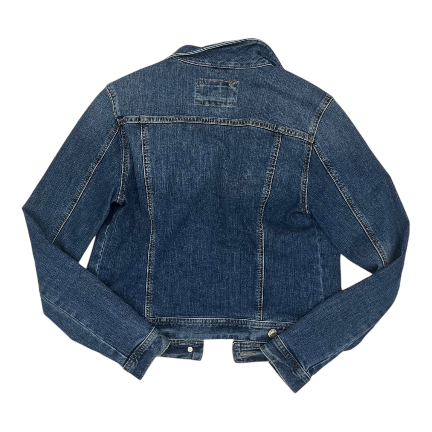 Jacket Denim By Loft In Blue Denim, Size:S