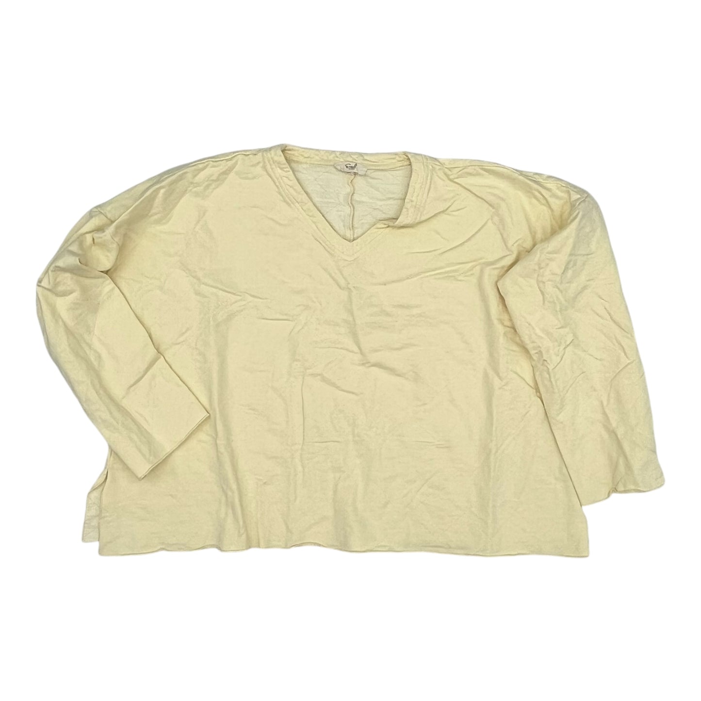 Top Ls By Easel In Yellow, Size:M