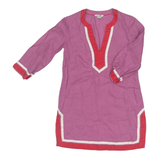 Tunic 3/4 Sleeve By Boden In Pink, Size:Xs