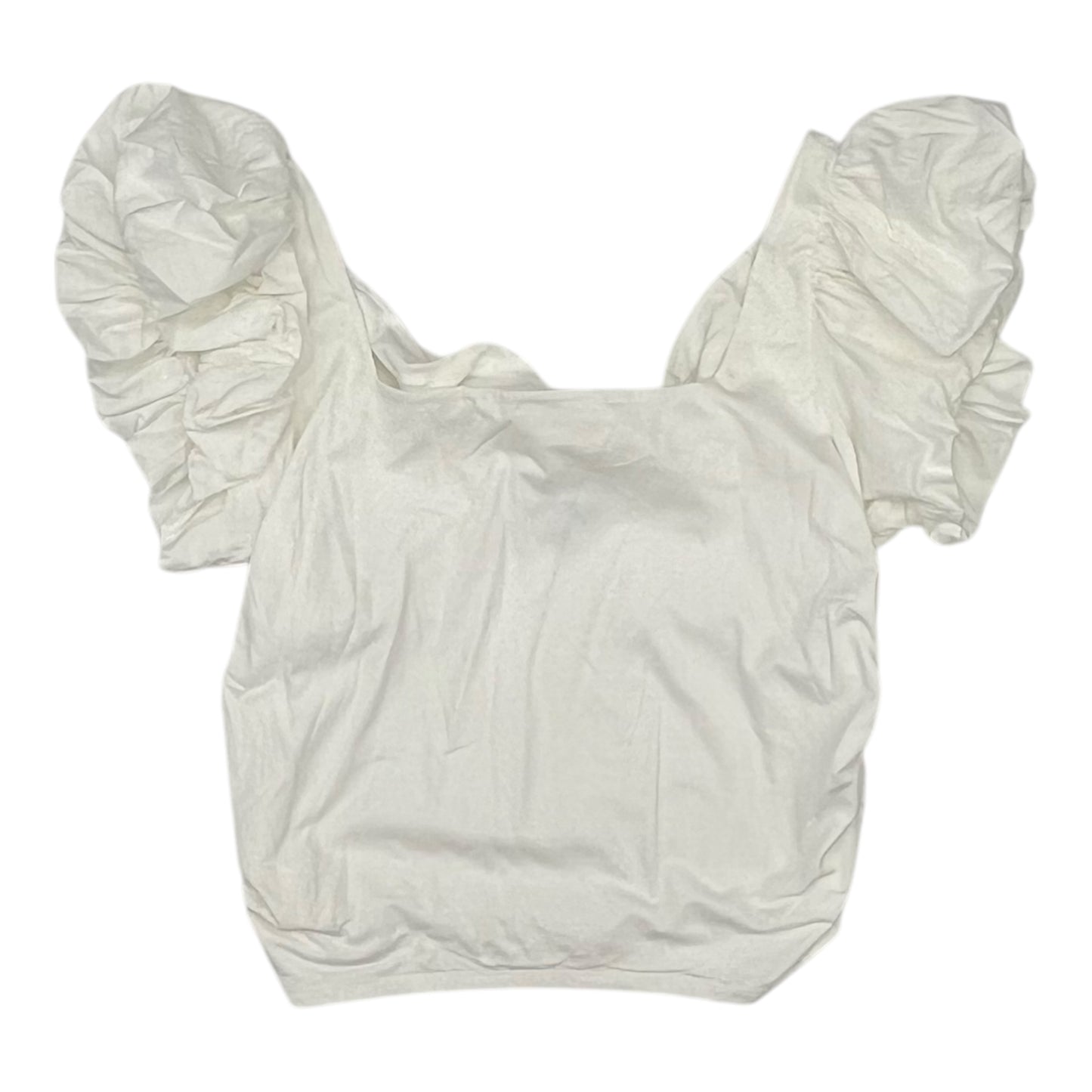 Blouse Ss By Express In Cream, Size:Xl