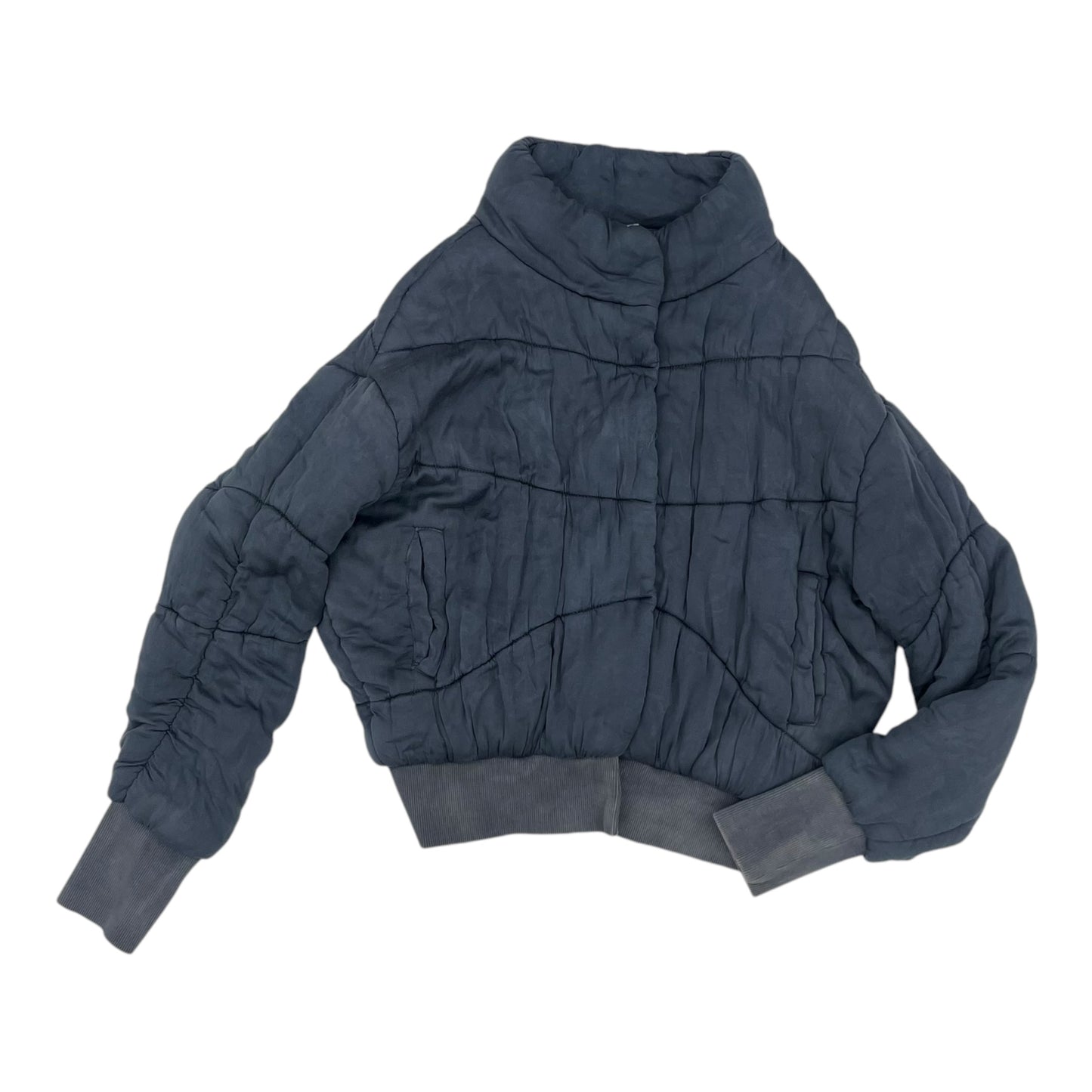 Jacket Puffer & Quilted By Young Fabulous & Broke In Blue, Size:S