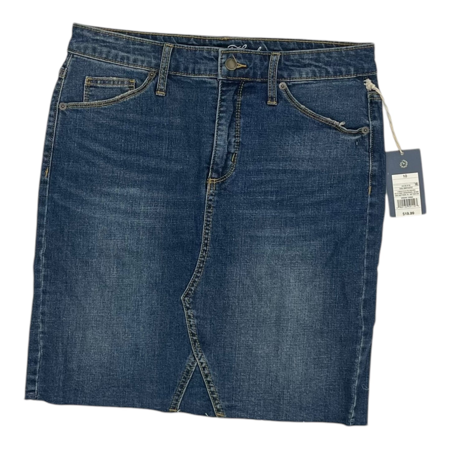 Skirt Mini & Short By Universal Thread In Blue Denim, Size:10