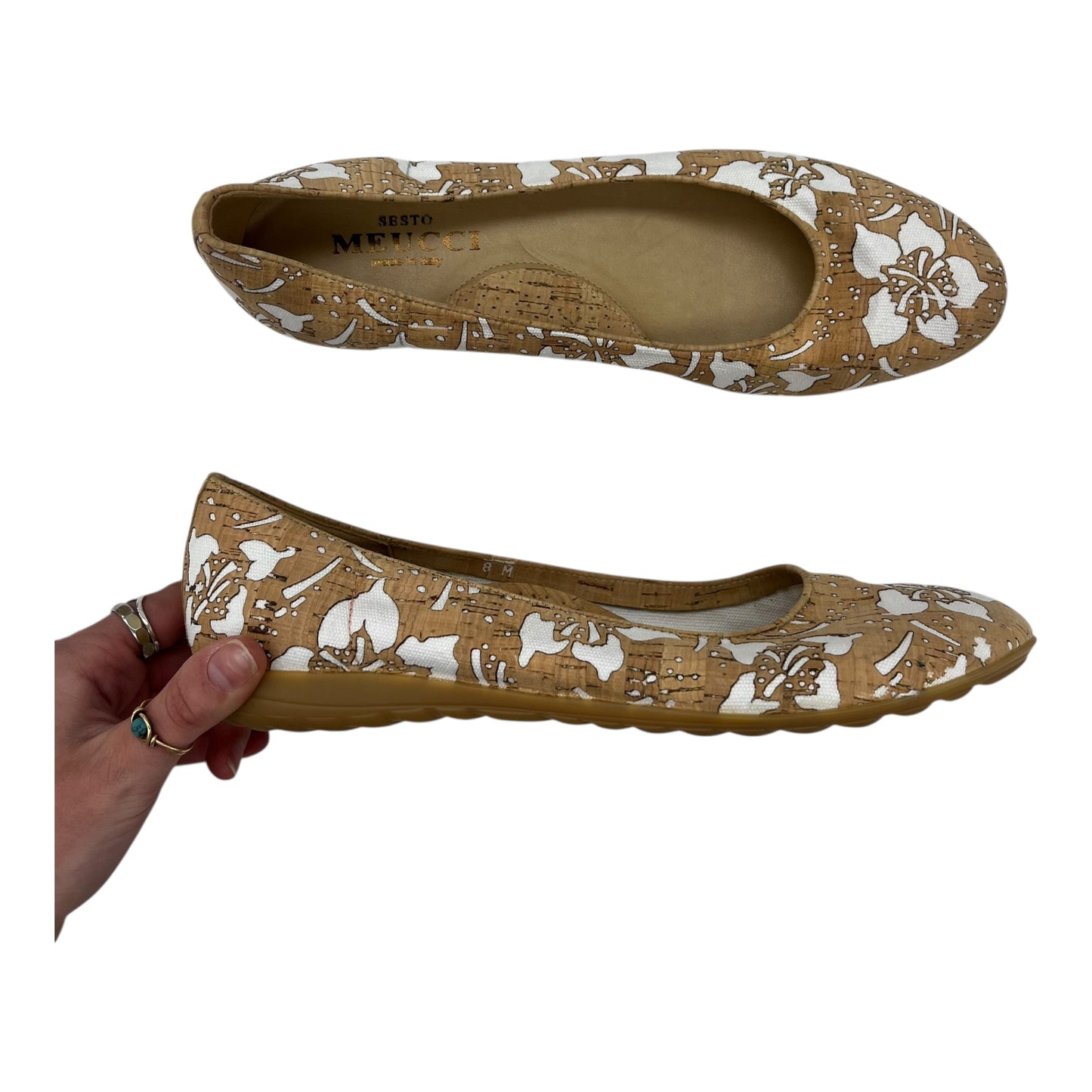 Shoes Flats By Sesto Meucci In Brown, Size:8