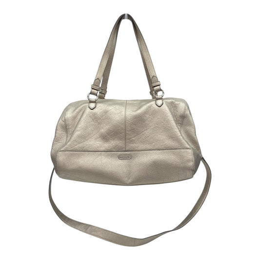 Handbag Designer By Coach In Silver, Size:Medium