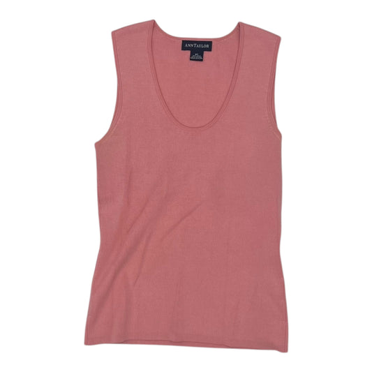 Tank Top By Ann Taylor In Pink, Size:Xs