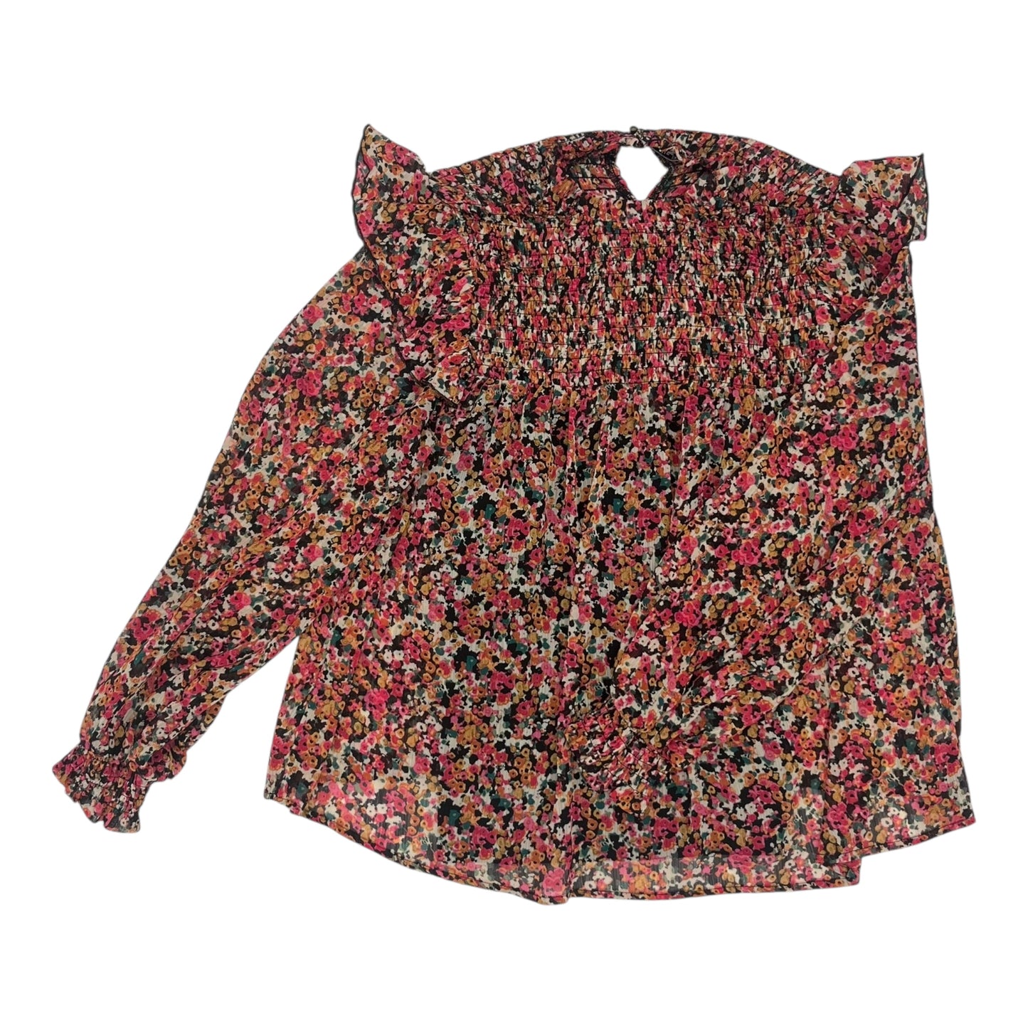 Blouse Ls By Ophelia Roe In Multi, Size:S
