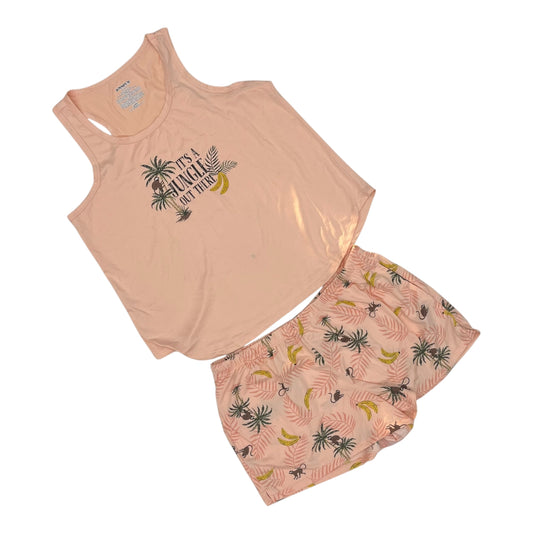 Lounge Set Shorts By Clothes Mentor In Pink, Size:M