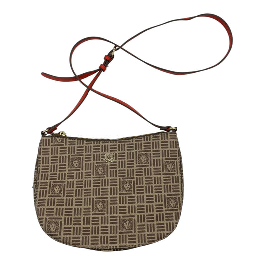 Crossbody By Anne Klein In Orange & Tan, Size:Medium