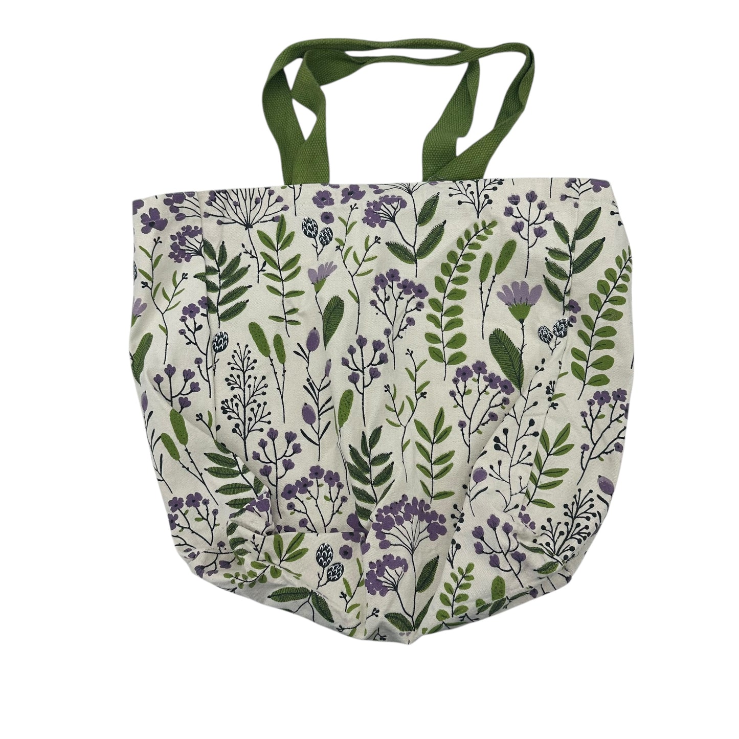 Tote By Clothes Mentor In Green & Purple, Size:Medium