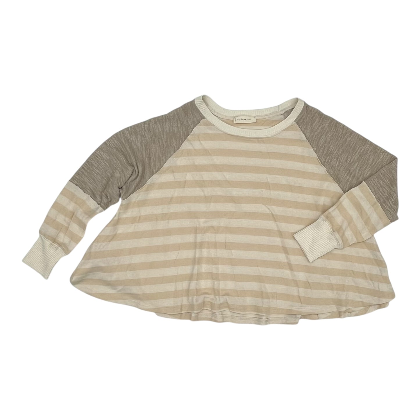 Top Ls By By Together In Cream, Size:S