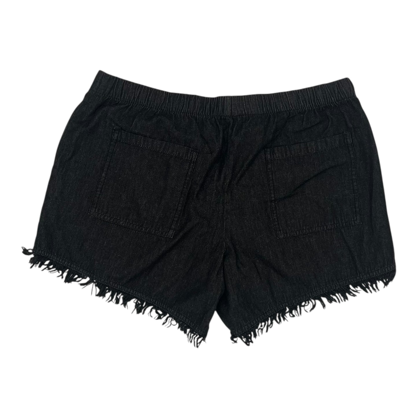 Shorts By Cme In Black Denim, Size:2X