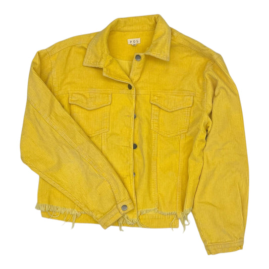 Jacket Moto By Pol In Yellow, Size:M