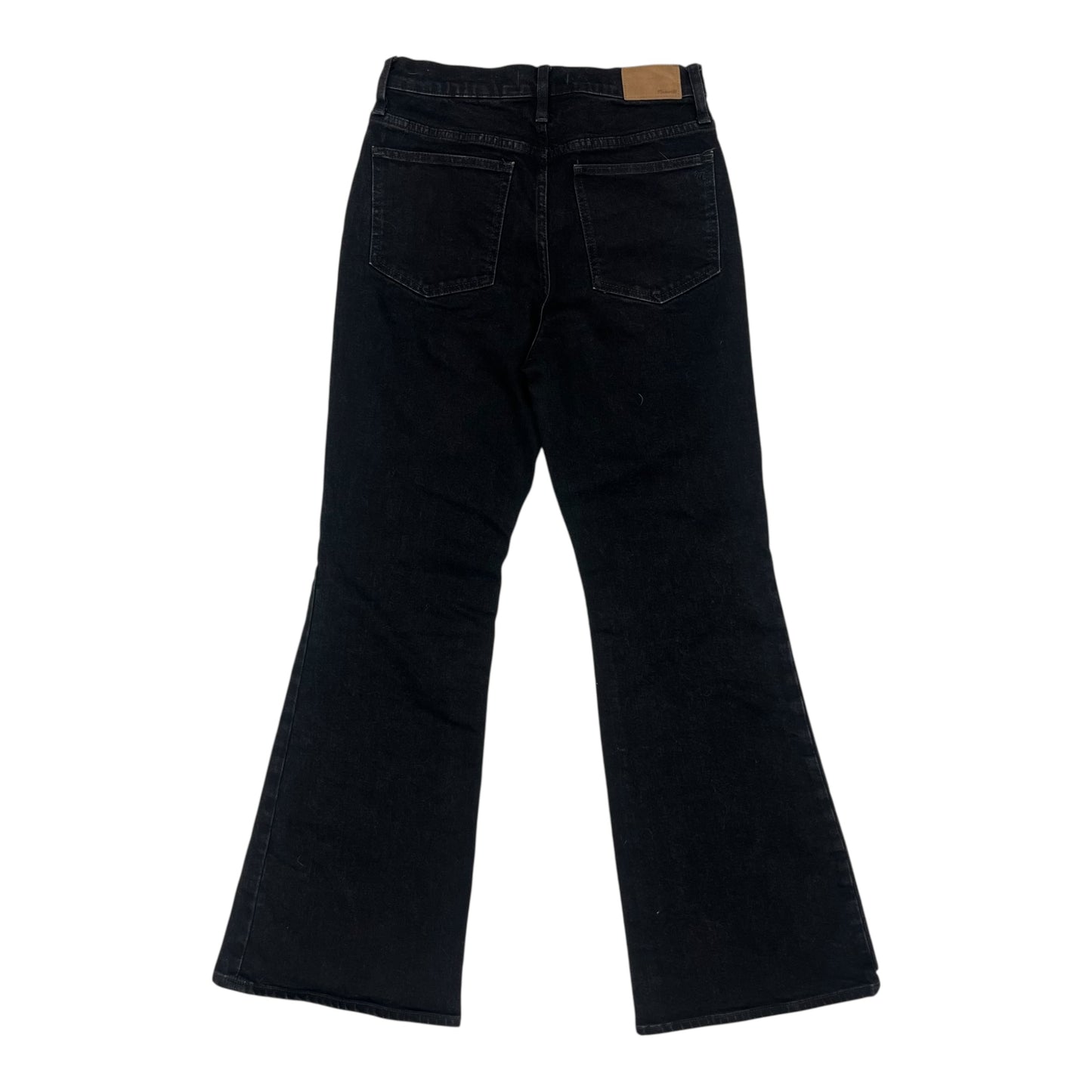Jeans Flared By Madewell In Black Denim, Size:6