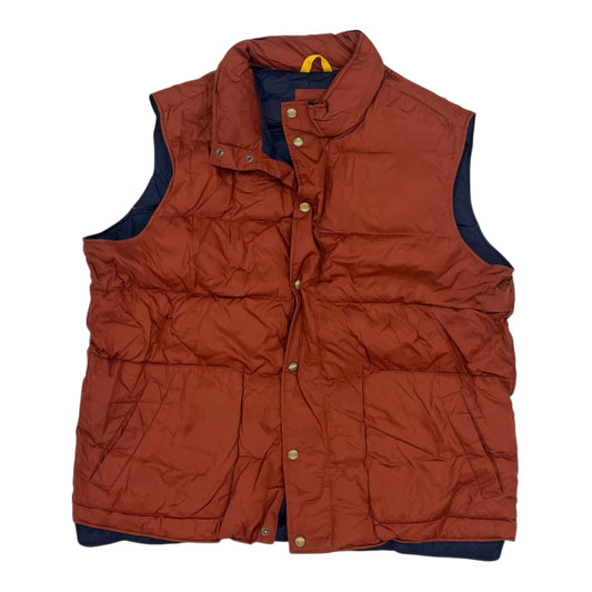 Vest Puffer & Quilted By Lands End In Orange, Size:Xl