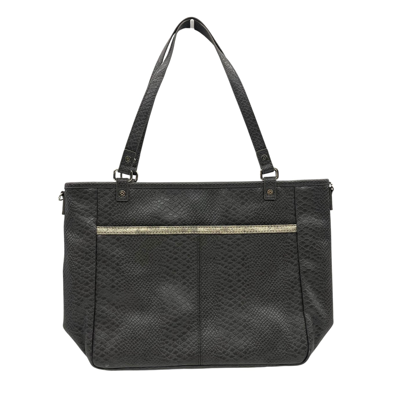Handbag By Jewell In Grey, Size:Medium