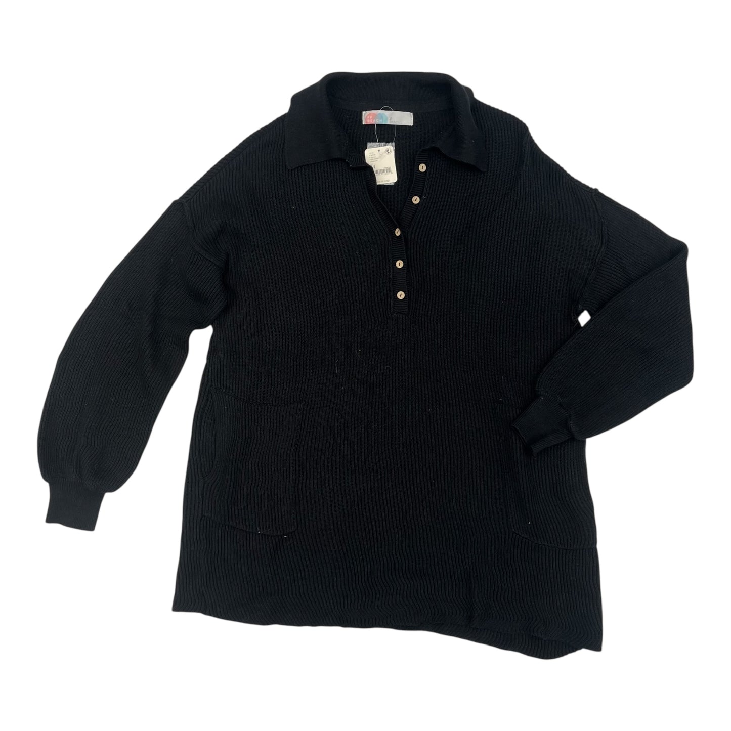 Sweater By Free People In Black, Size:M