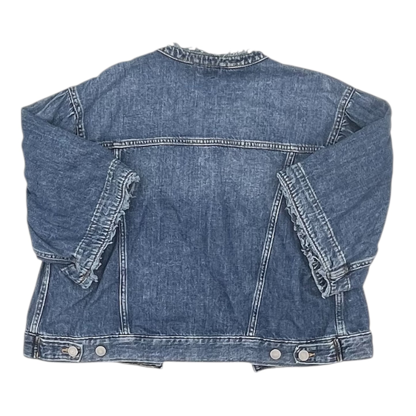 Jacket Denim By Gap In Blue Denim, Size:M