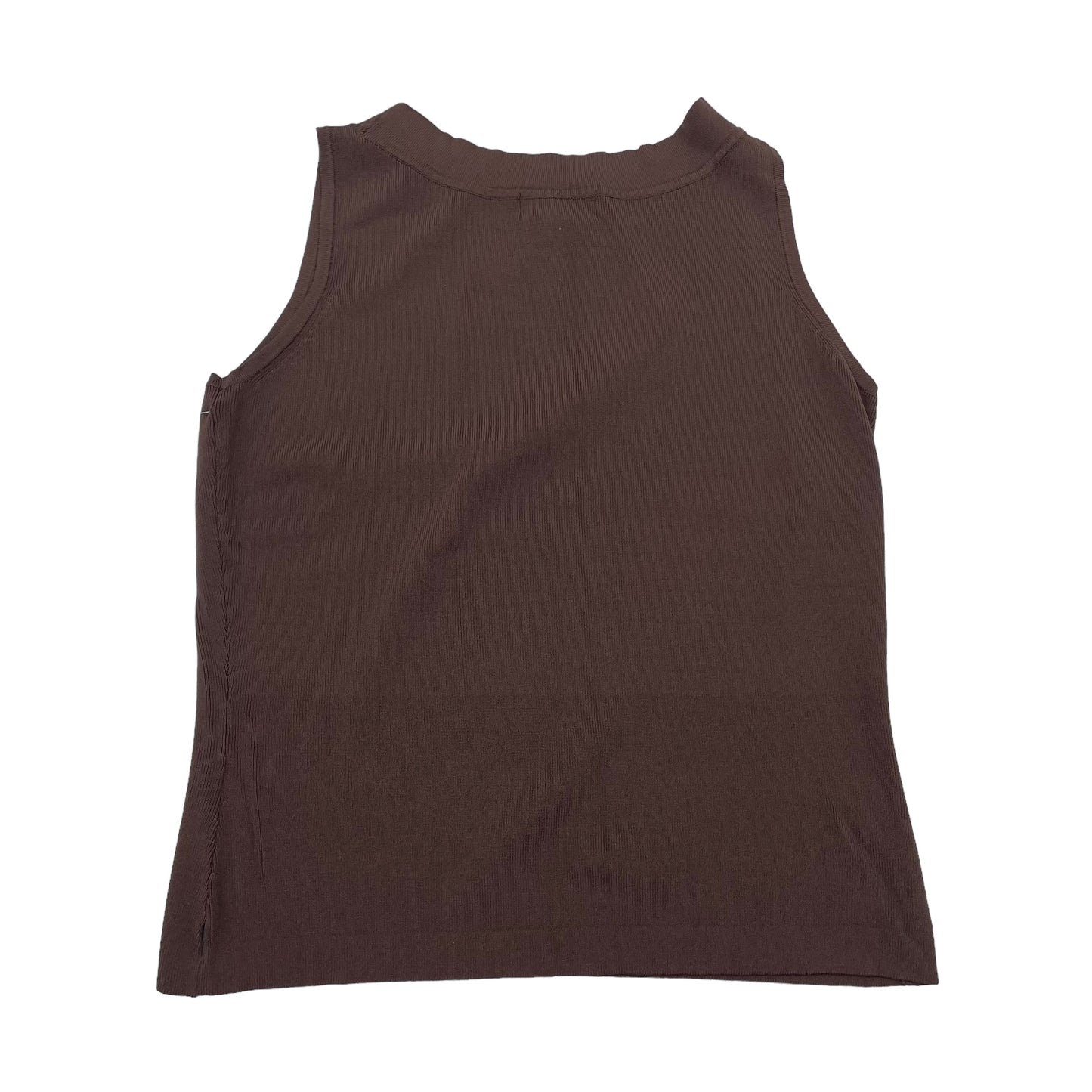 BROWN DRESSBARN TOP SLEEVELESS, Size S