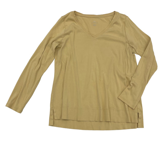 YELLOW TOP LS by J. JILL Size:M