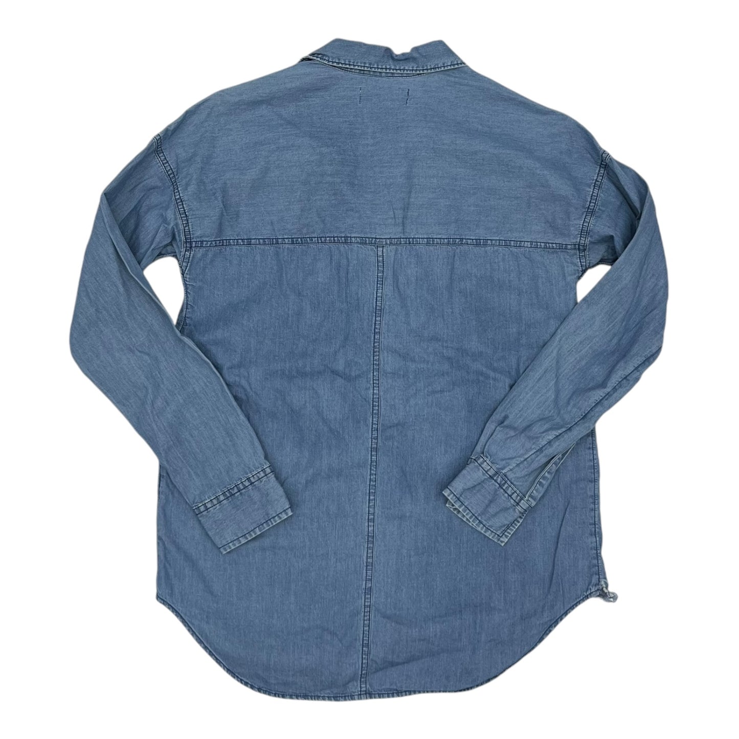 Top Ls By Old Gringo In Blue Denim, Size:Xs