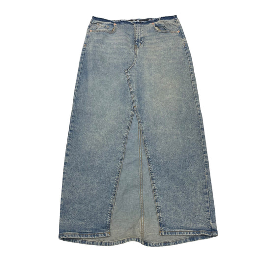 Skirt Maxi By Wild Fable In Blue Denim, Size:10