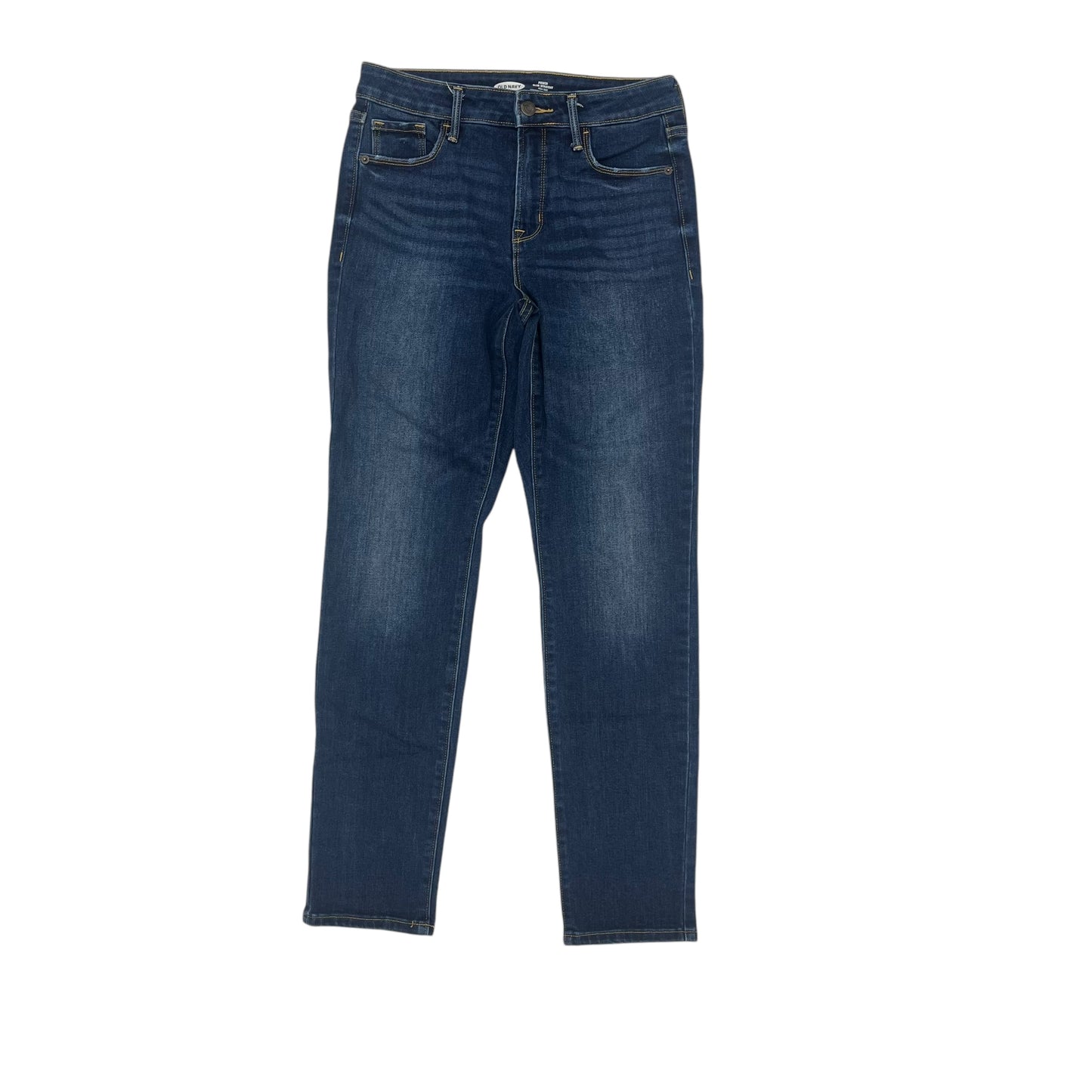 Jeans Straight By Old Navy In Blue Denim, Size:4