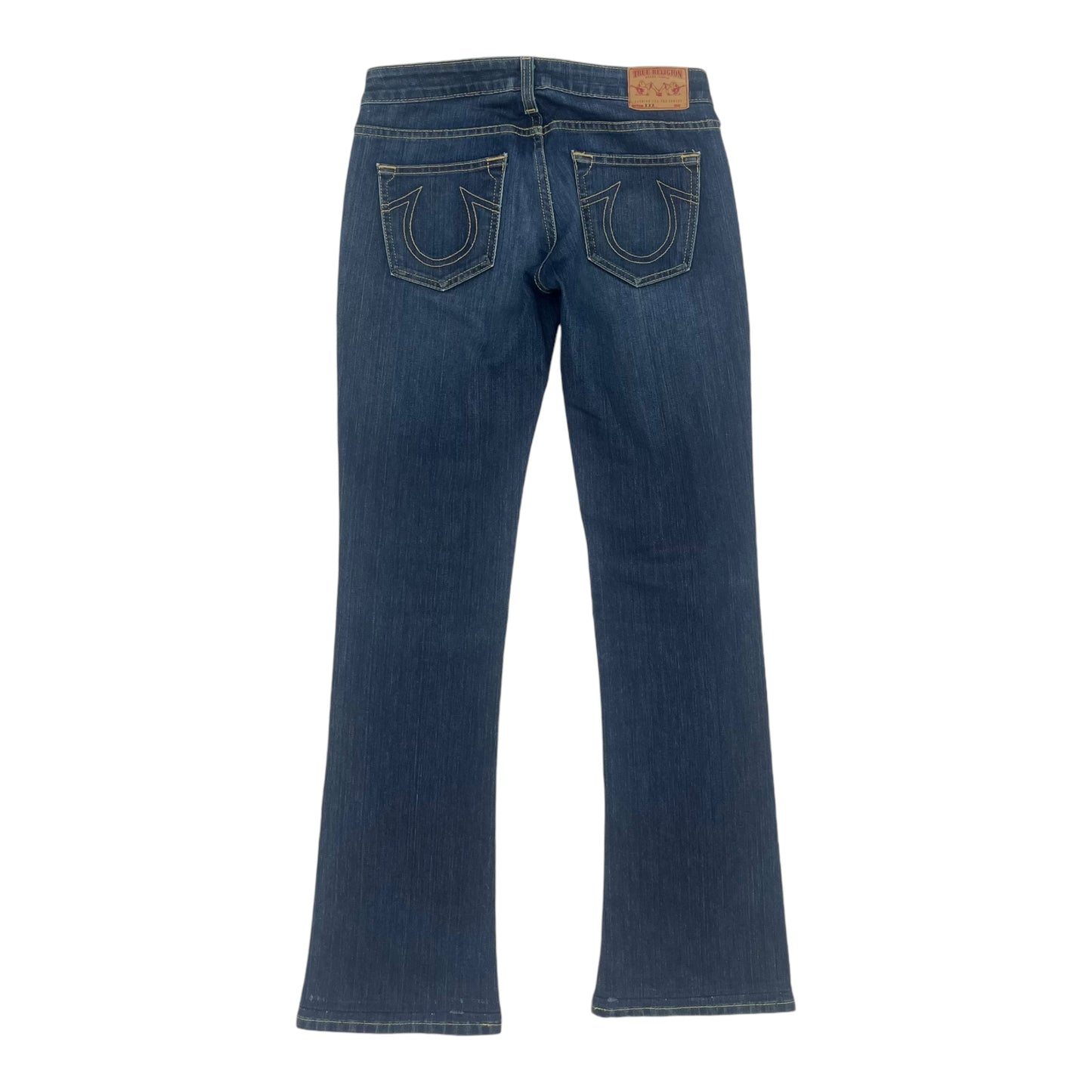 Jeans Boot Cut By True Religion In Blue Denim, Size:4