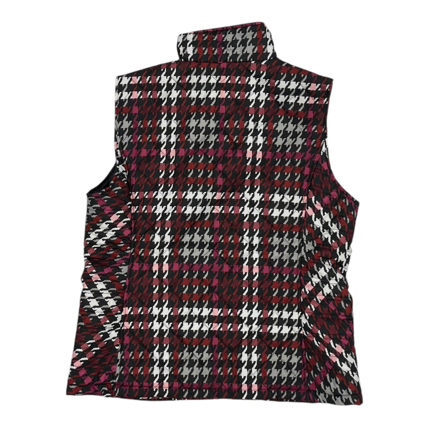 Vest Puffer & Quilted By Christopher And Banks In Red & White, Size:M