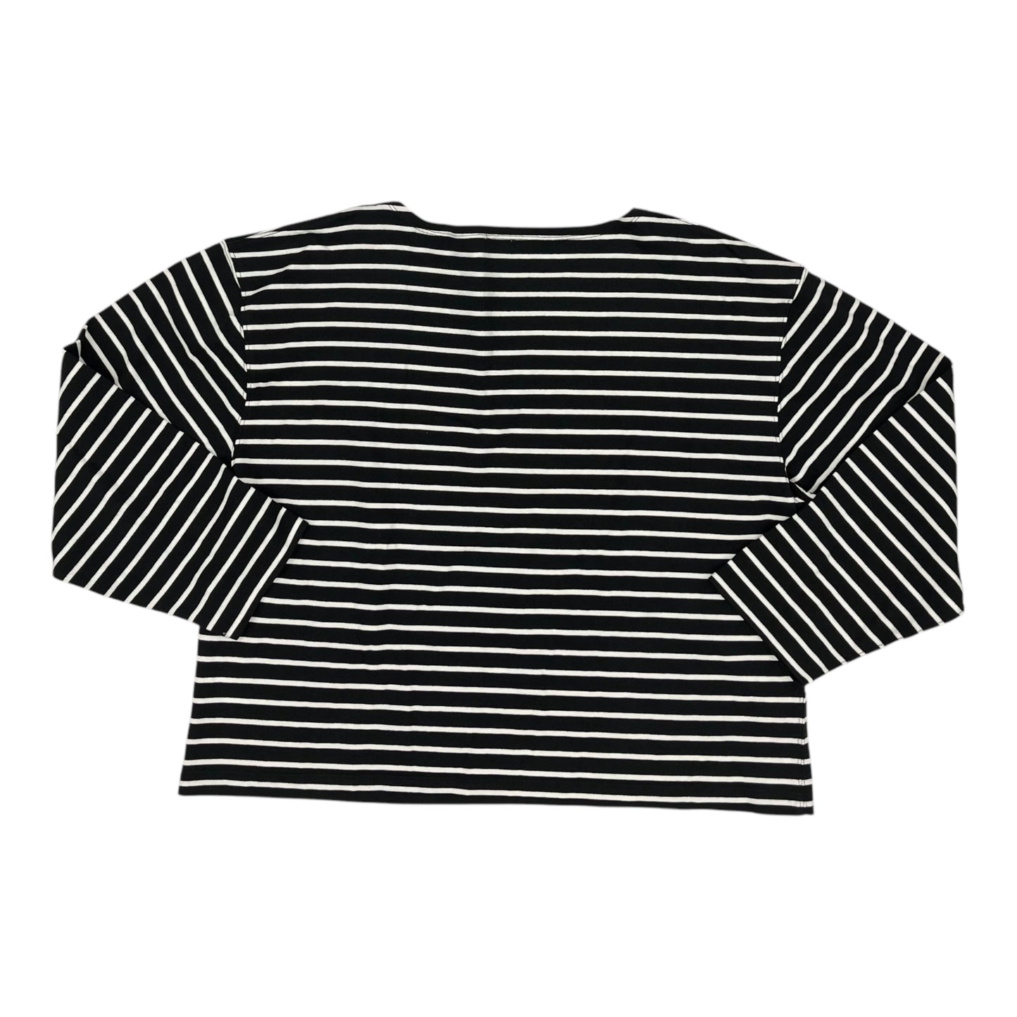 Top Ls By J. Crew In Black & White, Size:2X